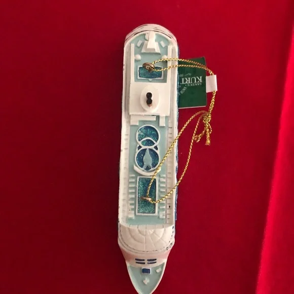 Kurt S Adler Cruise Ship Christmas Ornament - Picture 3 of 5